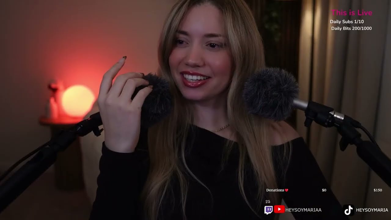 ASMR Welcome to my live stream!❤️