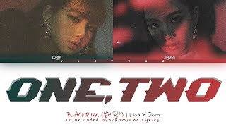 BLACKPINK Lisa x Jisoo ONE, TWO Lyrics (블랙핑크 ONE, TWO 가사) Color Coded Han/Rom/Eng Lyrics) MIX by MFY