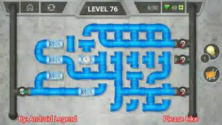Pipeline Level 76 All 3 stars By Pixign, Android Solution
