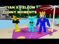YELLOW RECORDS CYAN😳 (FULL VIDEO) #rainbowfriends 