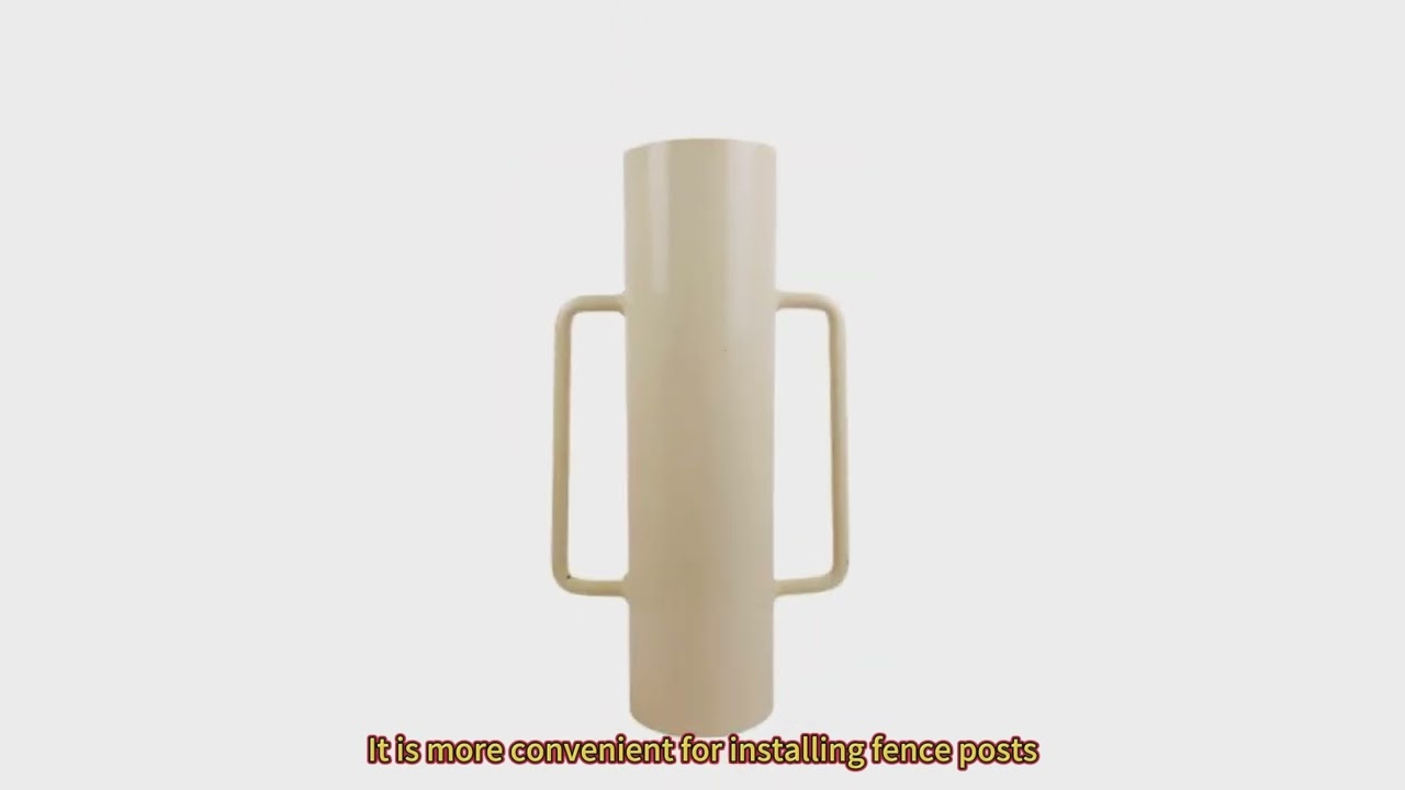 Fence Post Driver with Handle T Post Pounder Hand Post Rammer