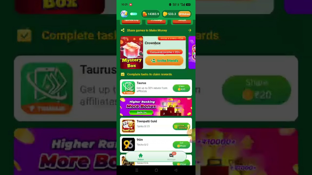 Taurus app 😱 withdrawal proof game || Taurus app