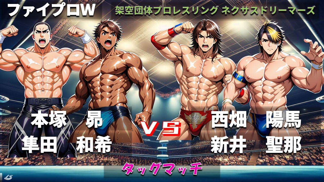 【ファイプロW】タッグマッチ　本塚昴・隼田和希 ｖｓ 西畑陽馬・新井聖那【ネクサスドリーマーズ－257】