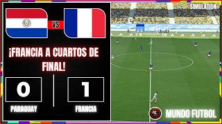 ¡FRANCIA A CUARTOS DE FINAL! Victoria agónica 1-0 ante un Paraguay heroico 😱 (Gameplay screenshot 2