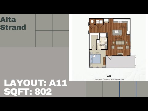 Alta Strand 802sqft A11