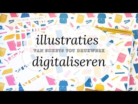 Illustraties digitaliseren: van schets tot drukwerk 🖊 | Nouk-san