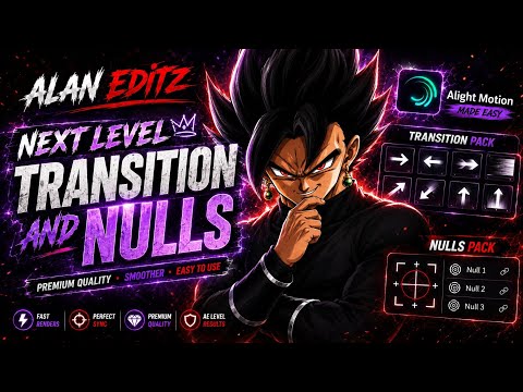 WIS Transition and Null Alight Motion Pack🔥🗿✨ [ XML  in the comments ]