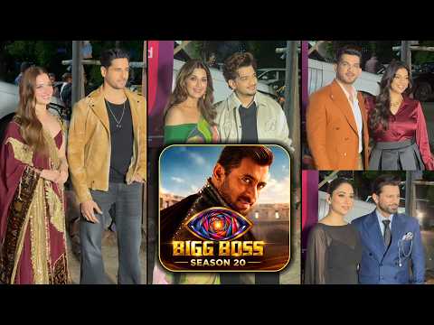 On The Sets Of Bigg Boss 20: Sidharth Malhotra & Tamannaah Bhatia | Munawar, Rahul-Disha & More Join