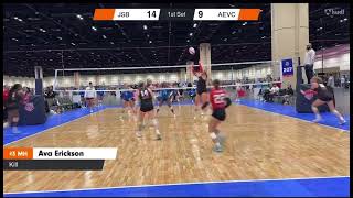 AAU Highlights Ava Erickson 2026 6’1” MB