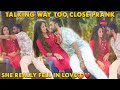 Talking way too close prank on cute girl theyre going to ride in our new bmw kovai360