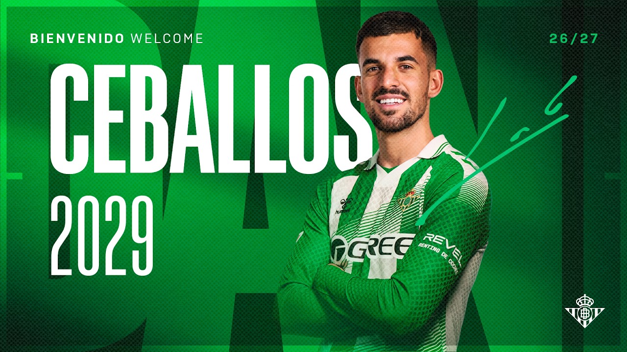 ¡DANI CEBALLOS, nuevo fichaje bético! 🦖💚 | Real BETIS Balompié