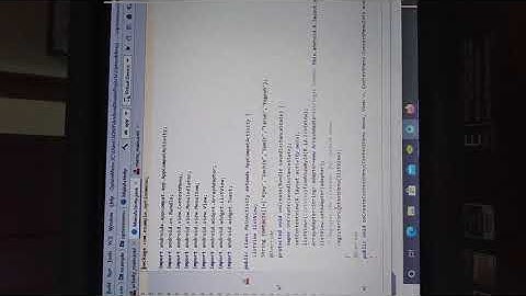 A Quick short demo on context menu in android studio