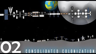 A Huge Lunar Colony Ship SFS 1.5 - Red Odyssey #2 (Reposted)