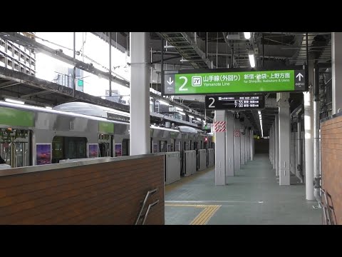 原宿駅新2番線 ATOS接近放送
