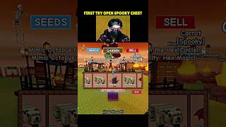 First Try Open New Spooky Chest At Grow A Garden 🐺🎃