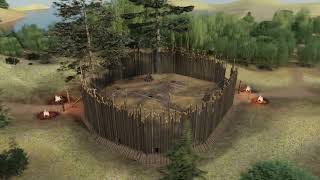 3D-реконструкция крепости каменного века Каюково 2