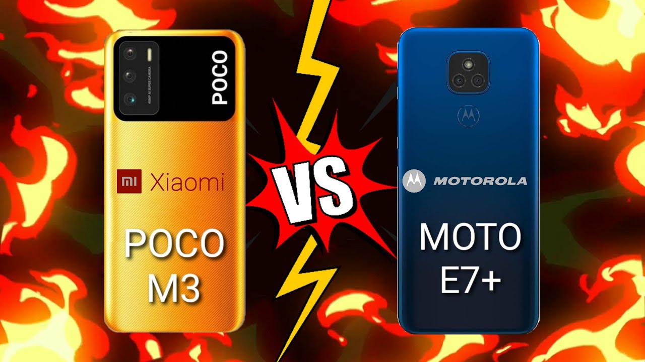 raket amplitude Seminarie XIAOMI POCO M3 VS MOTOROLA E7 Which is BEST? - YouTube