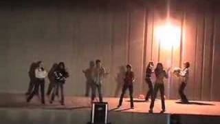 NHS Seniors 70's group lip-sync