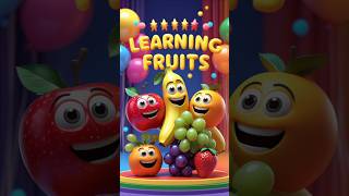 Learning Fruits 🍎🍌🍇🍊🍓 | Fun Kids Short | Easy Fruit Names Fruit Names For Kids Learn Fruits With Fun Shorts Learnfromsounds Fruitnames Kidslearning