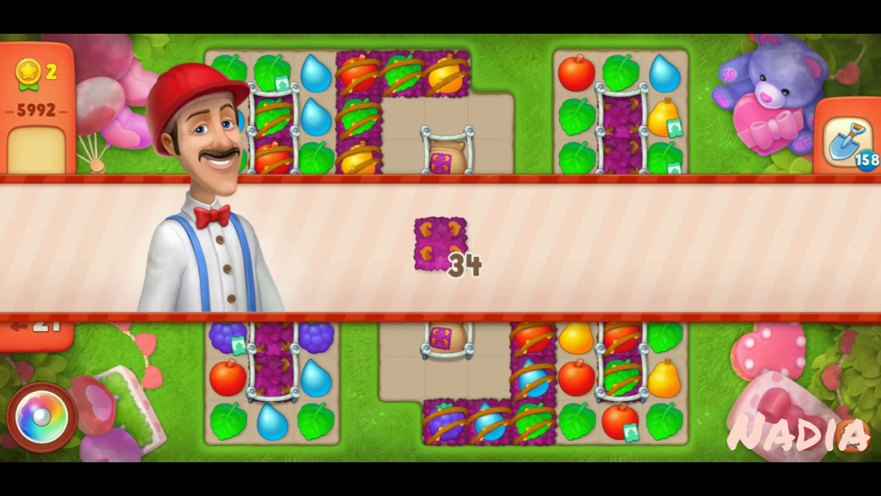 Gardenscapes Level 5992. No Boosters used