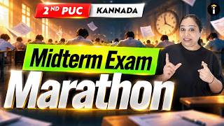 🚨 2nd PUC Kannada Midterm Marathon 🔥 Complete Revision Before Exam 💯