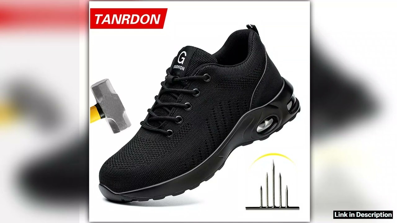 New Styles Men Safety Boots With Steel Toe Cap Antismash Work Sneakers Safety Shoes Men Indestructi