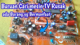 Hurry and look for the damaged TV machine for valuables