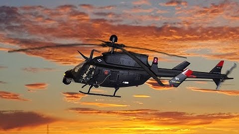 1/18 Scale Bbi Kiowa Warrior Custom Helicopter