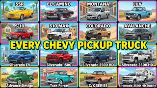 Every Chevrolet Pickup Truck Explained in 20 minutes
