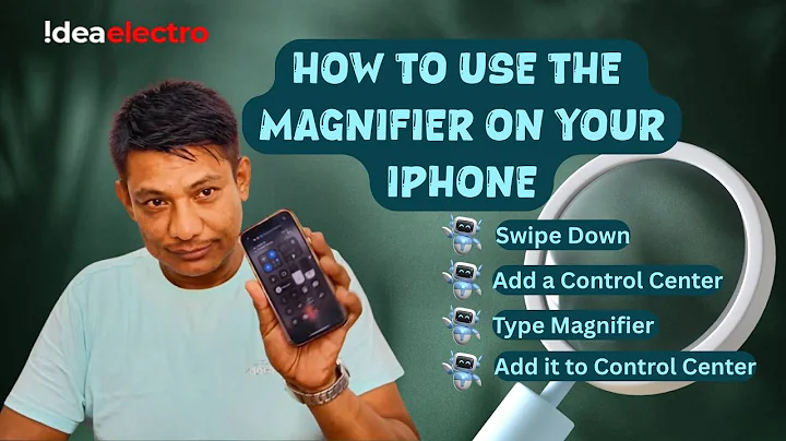 How to Enable and use the Magnifier on Your iPhone #iphone #smartphone #tipsntricks #mobilephone