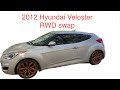Hyundai veloster rwd swap update welding in the floor and test fitting the dash