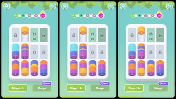 Coin Sort Puzzle - Color Game Gameplay Android Mobile