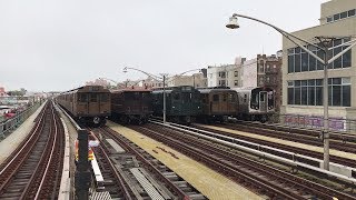 NYC Subway Nostalgia HD 60fps: 2017 Parade of Trains Photo Lineup @ Ocean Parkway (6/17/17)