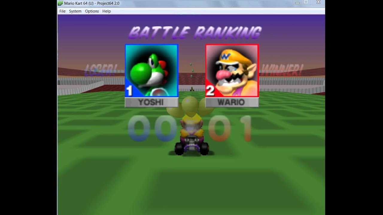 Mario Kart 64 - Infinite red shells vs. infinite … banana peels!