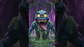 👻 The Haunted Slime Cave Hides a Terrifying Secret! 😱 | 3D Horror Animation #shorts