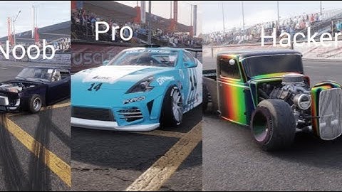 NOOB vs PRO vs HACKER. CarX drift racing
