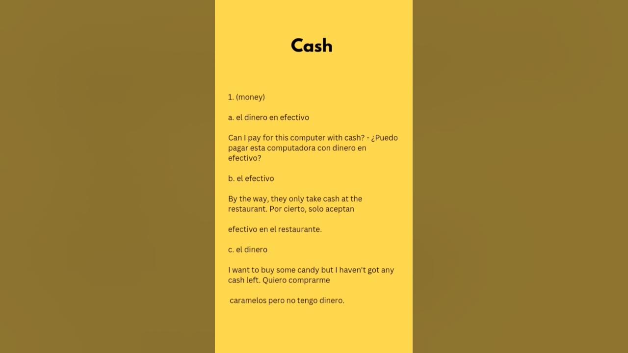 english-to-spanish-how-to-say-cash-in-spanish-shorts