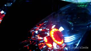 Nissan 350z 06 - 08 Custom IrOn Man + Demon Eye Headlight by zLEDs