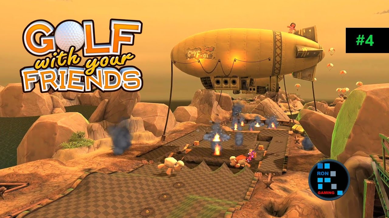 Golf With Friends | Worms Map Fun Gameplay#4 - YouTube