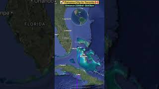 Watch This Flight! Panama to Toronto Journey on Google Earth