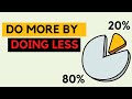 The Pareto Principle - 80/20 Rule Explained (Animated)