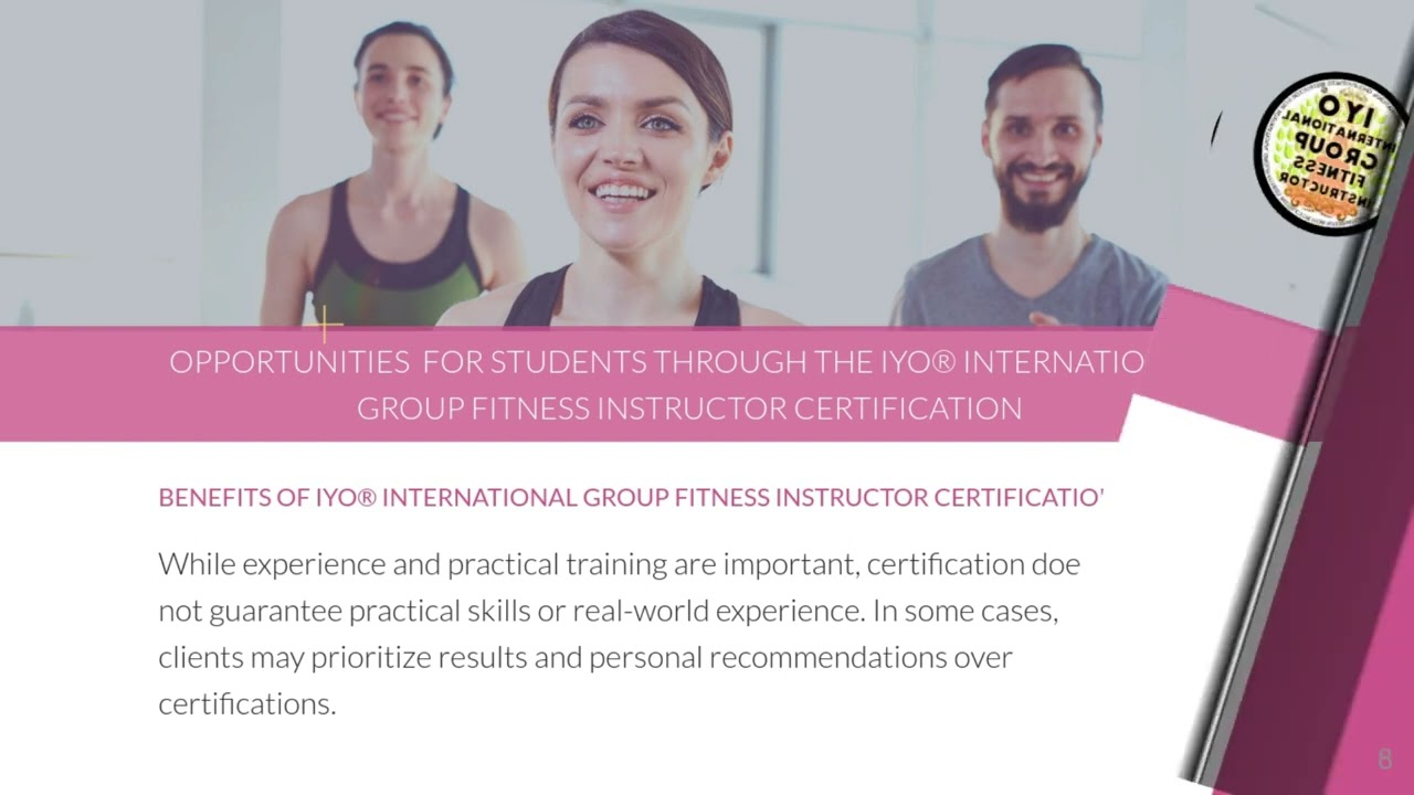 IYO® International Group Fitness Instructor Certification