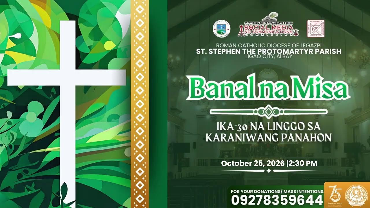 Banal na Misa | IKA-30 NA LINGGO SA KARANIWANG PANAHON