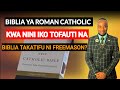 WHY IS THE CATHOLIC BIBLE DIFFERENT FROM THEIR FREEMASON HOLY BIBLE