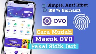 Cara Masuk Ovo Pake Sidik Jari
