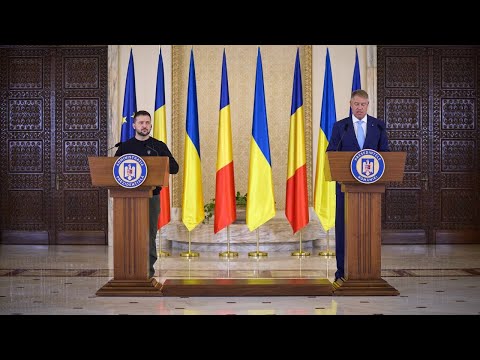 Заяви для ЗМІ за підсумками переговорів Володимира Зеленського і Президента Румунії Клауса Йоханніса