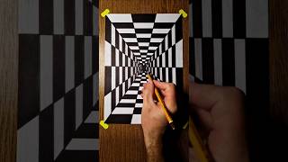 Amazing 3D Real Illusion On Paper 😲🔥 #3dart #3ddrawing #3dfigure #drawingtutorial #paperart #easy3d