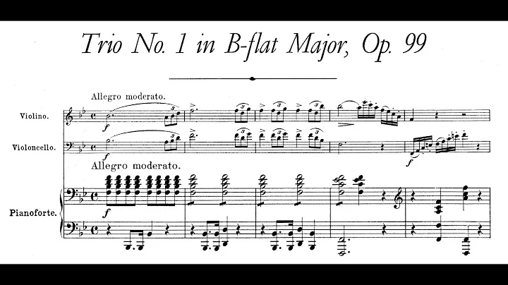 Schubert: Piano Trio No.1 in Bb, D.898 (Trio Dali)