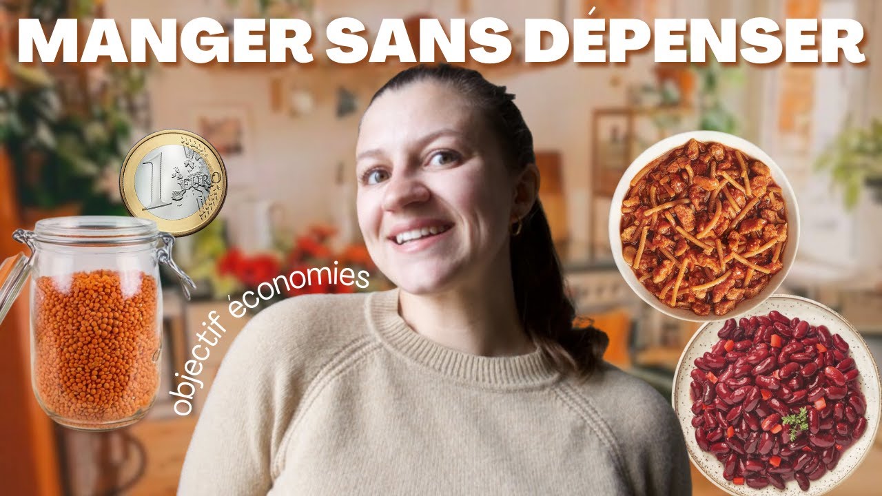 MANGER SANS TROP DÉPENSER | Semaine blanche, recettes végé & astuces pour réduire le budget courses