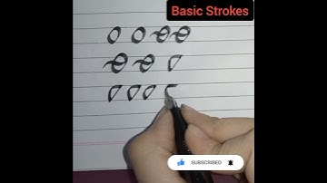 Basic calligraphy strokes😍😍♥️| #beginnerscalligraphy|#short|#calligraphyclass|#projectwriting